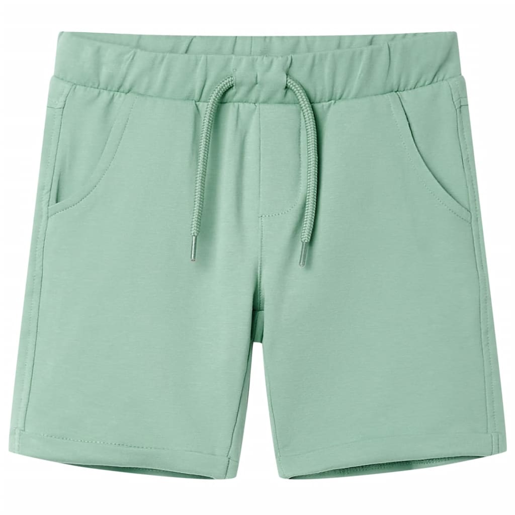 Vidaxl kindershorts met trekkoord 128 lichtkaki