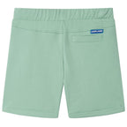 Vidaxl kindershorts met trekkoord 128 lichtkaki