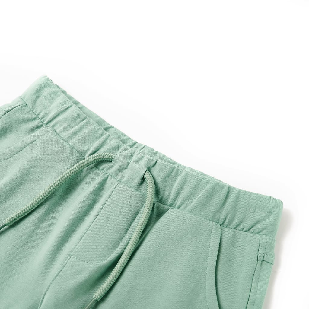 Vidaxl kindershorts met trekkoord 140 lichtkaki