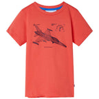Vidaxl kindershirt 128 lichtrood