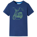 Vidaxl kindershirt 116 donkerblauw