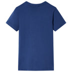 Vidaxl kindershirt 116 donkerblauw