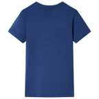 Vidaxl kindershirt 140 donkerblauw