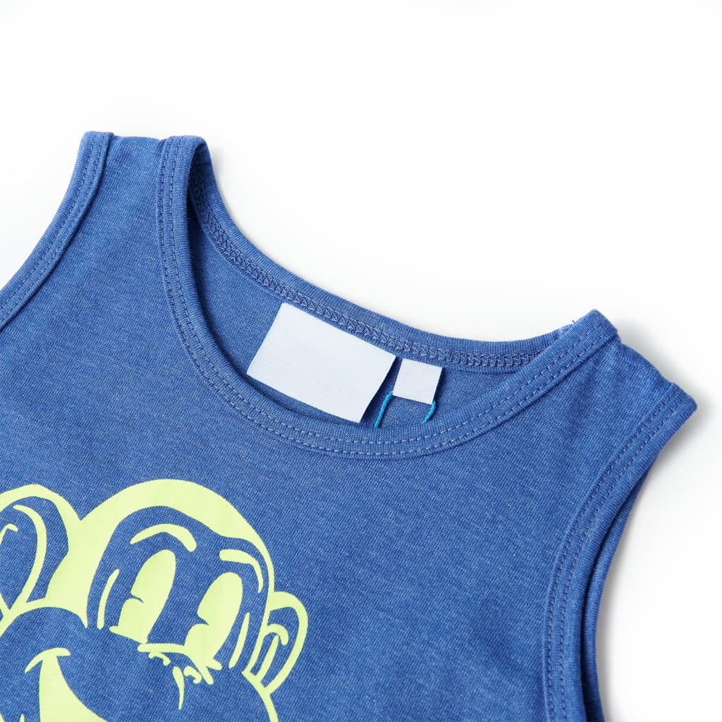 Vidaxl kindertopje 104 gemêleerd blauw