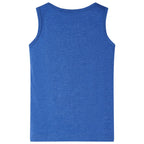 Vidaxl kindertopje 116 gemêleerd blauw