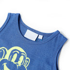 Vidaxl kindertopje 116 gemêleerd blauw