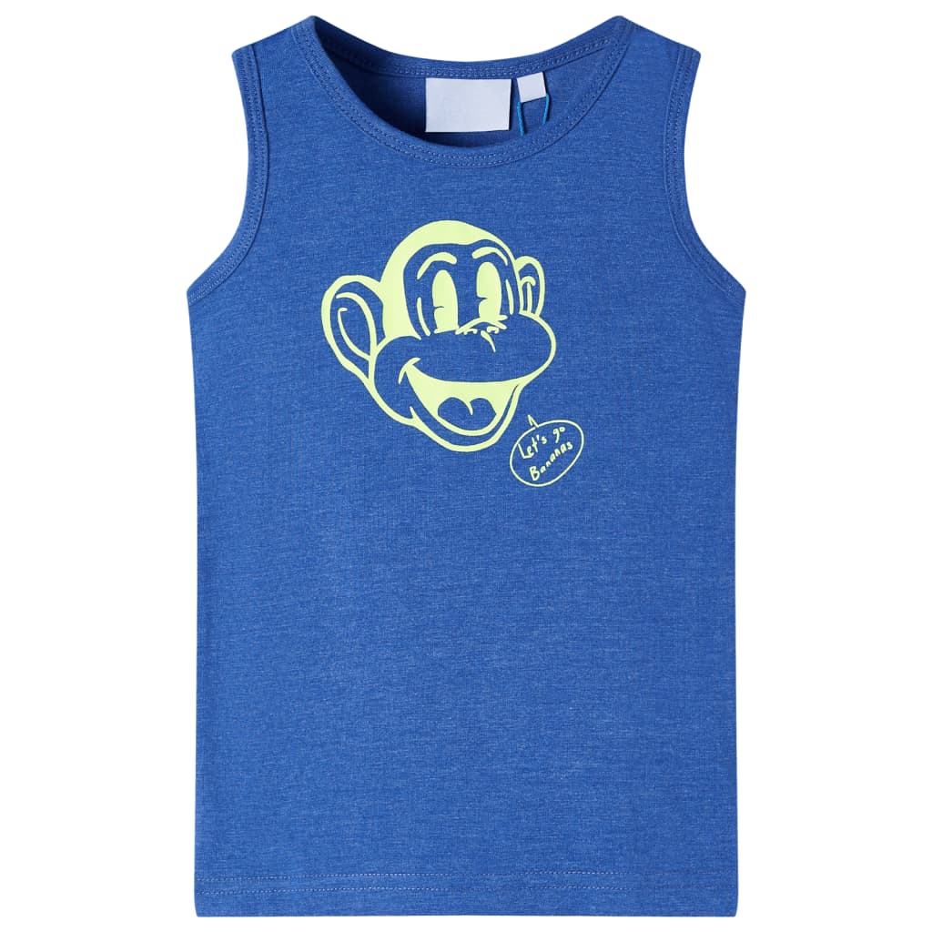 Vidaxl kindertopje 128 gemêleerd blauw