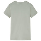 VidaXL Kindershirt 104 lichtkakikleurig