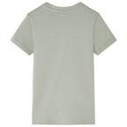 Vidaxl kindershirt 140 lichtkakikleurig