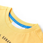 Vidaxl kindershirt 104 lichtokerkleurig