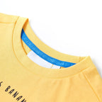 Vidaxl kindershirt 116 lichtokerkleurig
