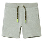 Vidaxl kindershorts met trekkoord 92 gemêleerd lichtkakikleurig