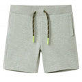 Vidaxl kindershorts met trekkoord 104 gemêleerd lichtkakikleurig
