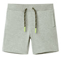 Vidaxl kindershorts met trekkoord 116 gemêleerd lichtkakikleurig