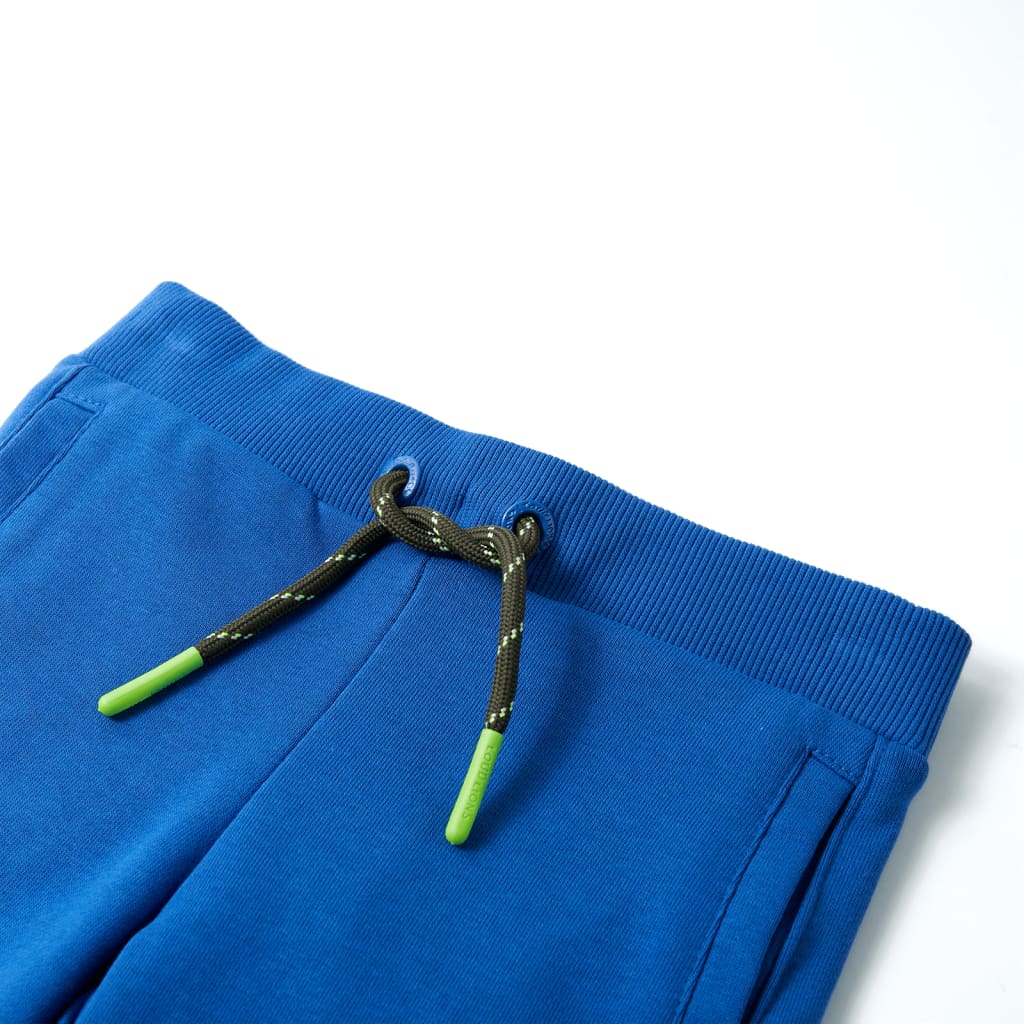 Vidaxl kindershort met trekkoord 116 blauw