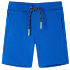 Vidaxl kindershort met trekkoord 128 blauw