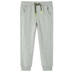 Vidaxl kinderjoggingbroek 128 lichtkaki