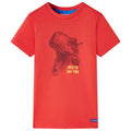 Vidaxl kindershirt 128 rood
