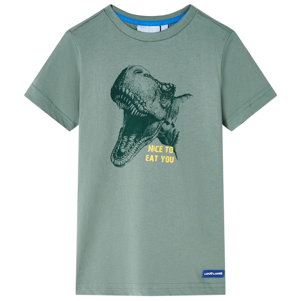 Vidaxl kindershirt 104 kakikleurig
