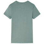Vidaxl kindershirt 128 kakikleurig