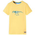 Vidaxl kindershirt 128 lichtokerkleurig