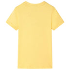 Vidaxl kindershirt 128 lichtokerkleurig