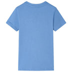 Vidaxl kindershirt 104 middelblauw