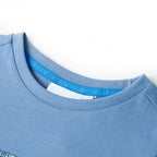 Vidaxl kindershirt 128 middelblauw