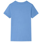Vidaxl kindershirt 140 middelblauw