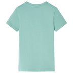 Vidaxl kindershirt 128 lichtkakikleurig