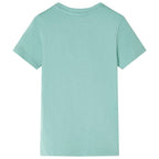 Vidaxl kindershirt 140 lichtkakikleurig