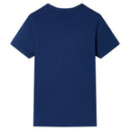 VidaXL Kindershirt 104 donkerblauw