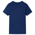 Vidaxl kindershirt 116 donkerblauw