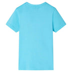 VidaXL Kindershirt 128 zeeblauw