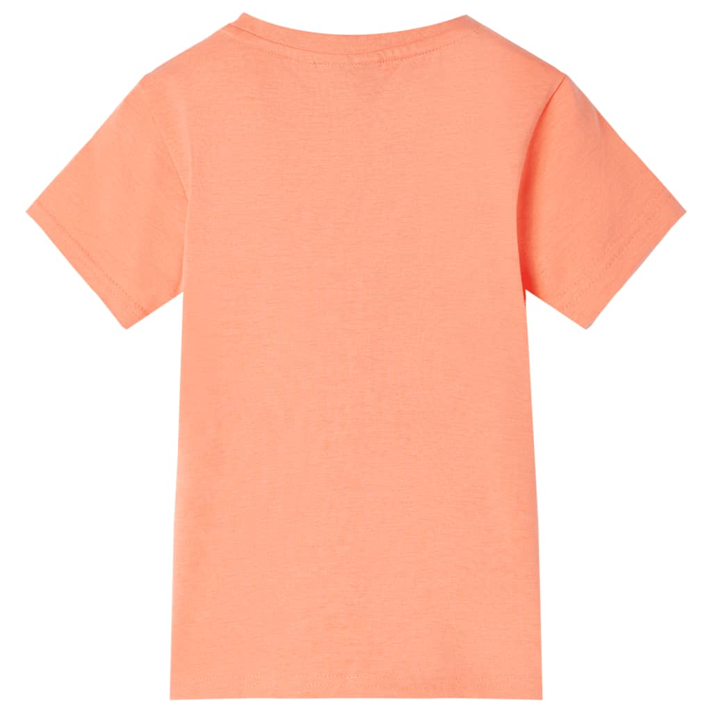 VidaXL Kindershirt 104 neonoranje
