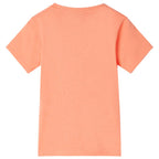 VidaXL Kindershirt 104 neonoranje