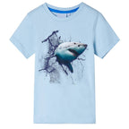 VidaXL Kindershirt 116 lichtblauw