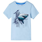 VidaXL Kindershirt 128 lichtblauw