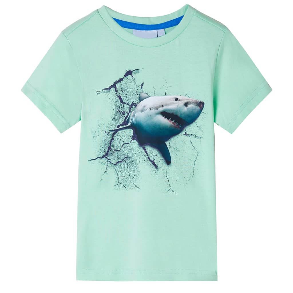 VidaXL Kindershirt 104 lichtgroen
