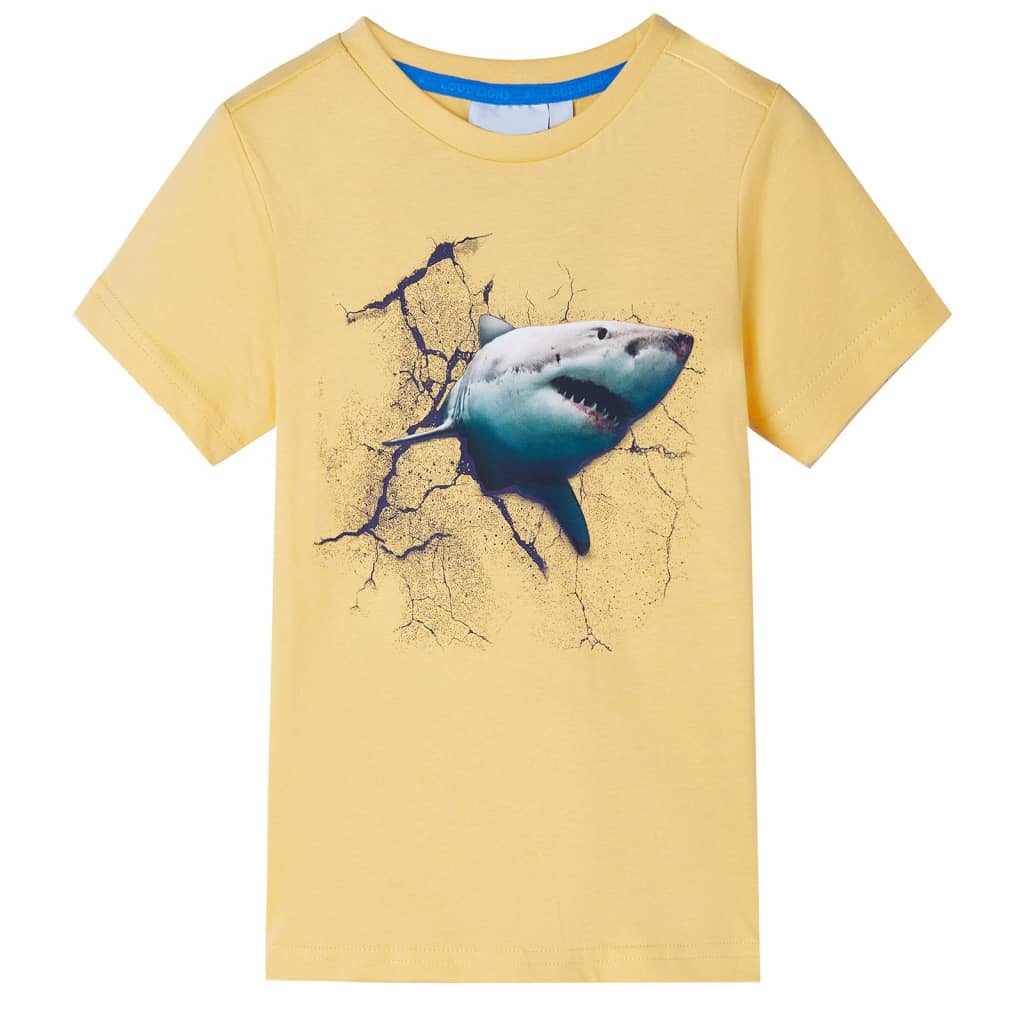 VidaXL Kindershirt 128 geel
