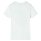 Vidaxl kindershirt met korte mouwen 128 ecru