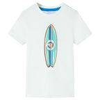 Vidaxl kindershirt met korte mouwen 140 ecru