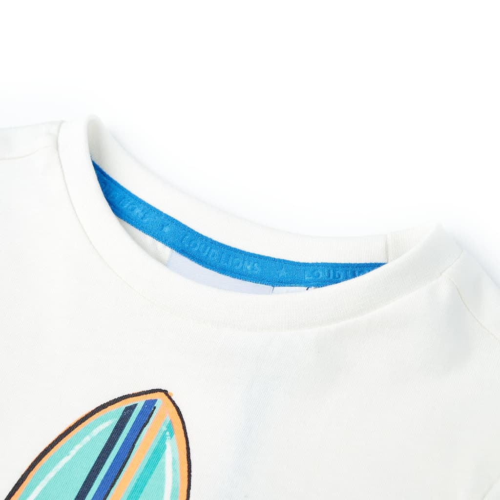 Vidaxl kindershirt met korte mouwen 140 ecru