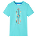 Vidaxl kindershirt met korte mouwen 116 zeeblauw