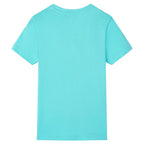 Vidaxl kindershirt met korte mouwen 116 zeeblauw