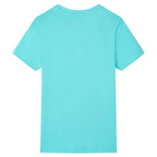 Vidaxl kindershirt met korte mouwen 140 zeeblauw
