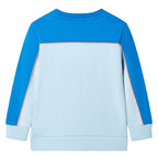 Vidaxl kindertrui 116 felblauw en lichtblauw