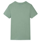 VidaXL Kindershirt met korte mouwen 140 kakikleurig
