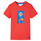 VidaXL Kindershirt met korte mouwen 128 rood