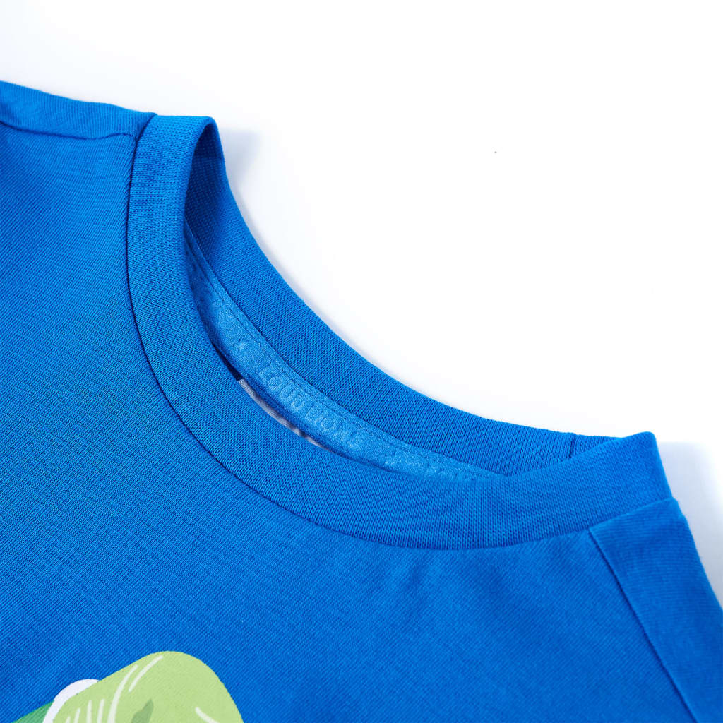 Vidaxl kindershirt 116 felblauw
